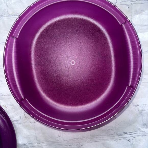 EUC Tupperware Micro Healthy Delight Microwave 775 ml / 3.25 Cups Purple 8230A-4 - Picture 5 of 7